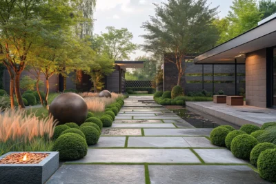 Trendy luxury garden